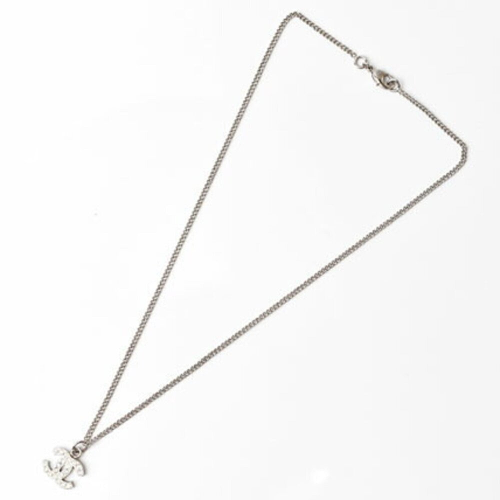 CHANEL White Logo Necklace - Picture 2 of 7